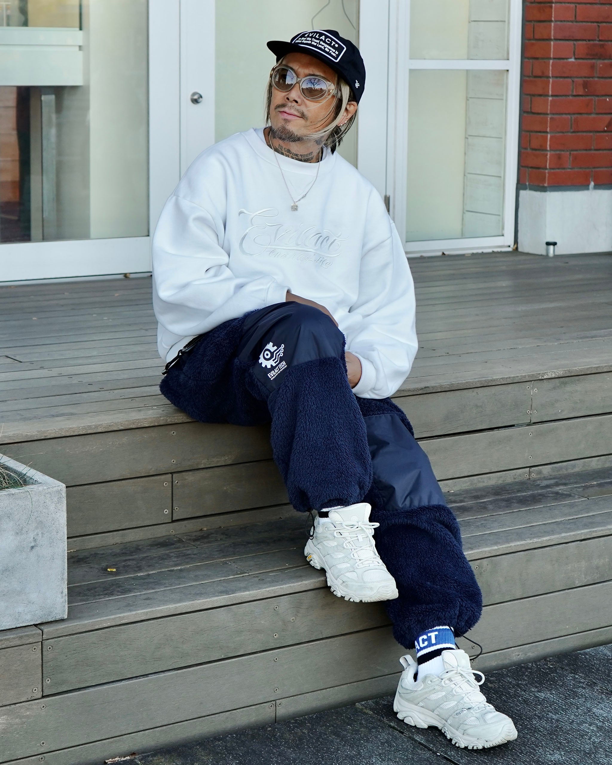 EVILACT LEVEL-3 PANTS navy | EVILACT (イーブルアクト）Official