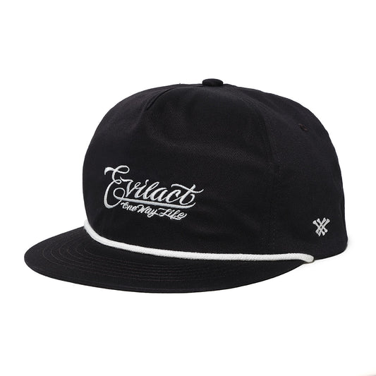 EVILACT 5PANEL WORK CAP black