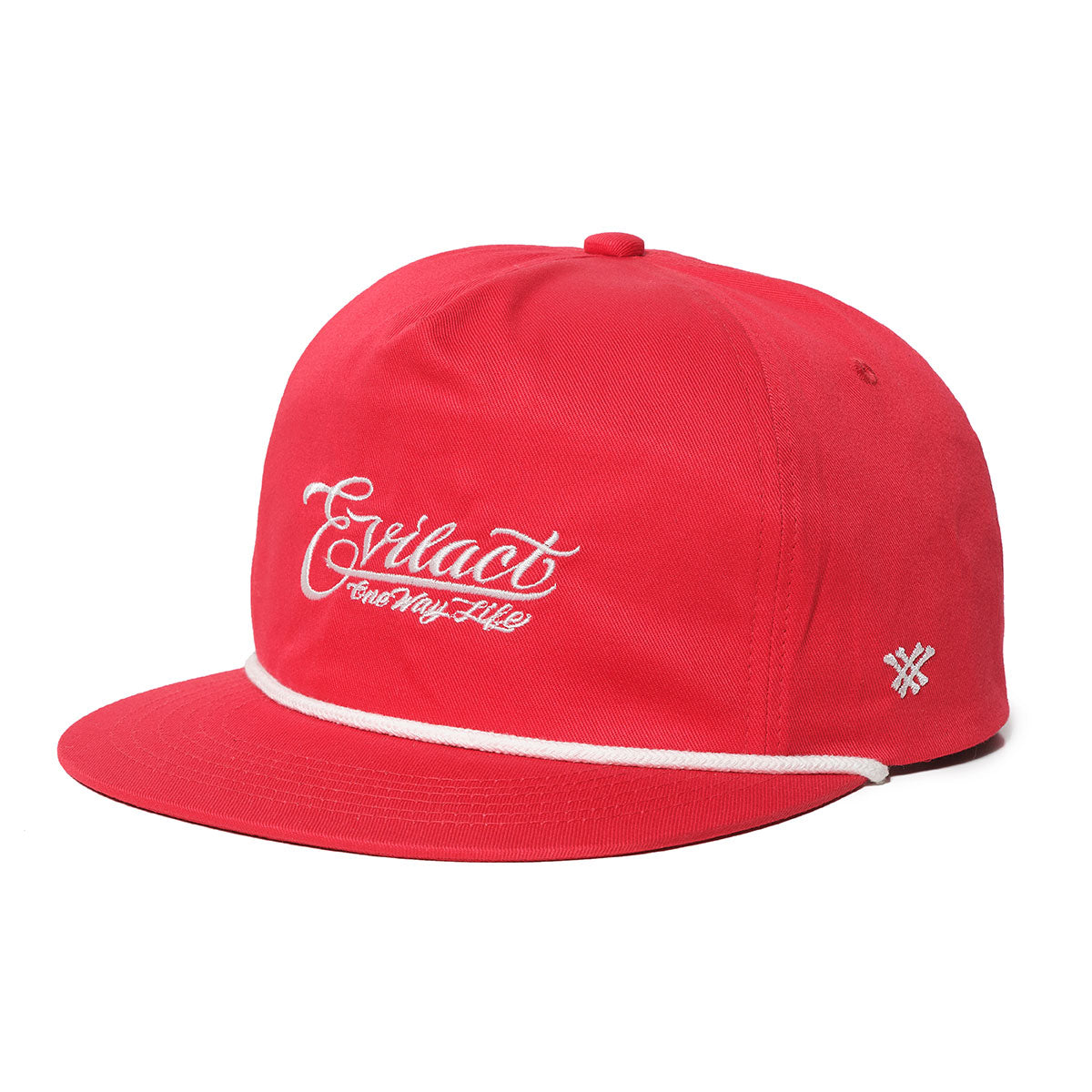 EVILACT 5PANEL WORK CAP red