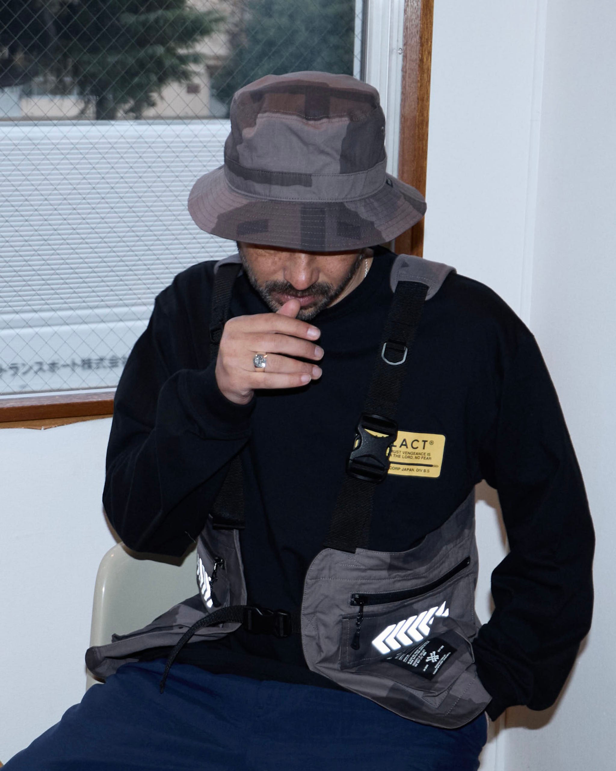 EVILACT TACTICAL BUCKET HAT black | EVILACT (イーブルアクト