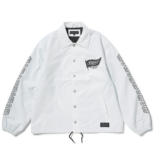 EVILACT BANDANA COACH JKT white