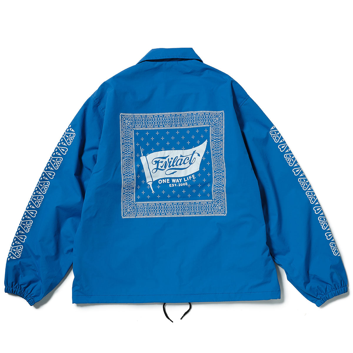 EVILACT BANDANA COACH JKT blue