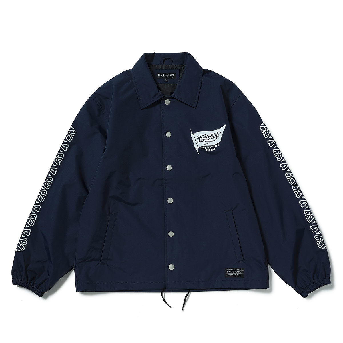 EVILACT BANDANA COACH JKT navy