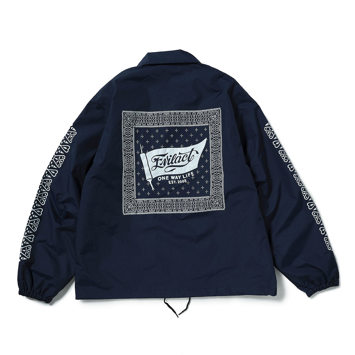 EVILACT BANDANA COACH JKT navy