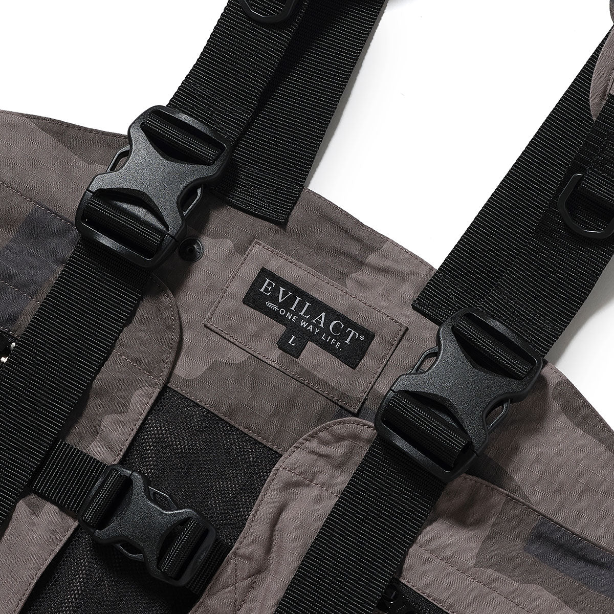 EVILACT TACTICAL VEST ut camo | EVILACT (イーブルアクト）Official