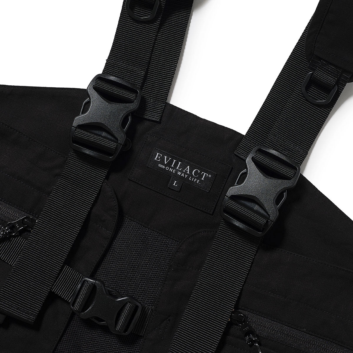 EVILACT TACTICAL VEST black | EVILACT (イーブルアクト）Official