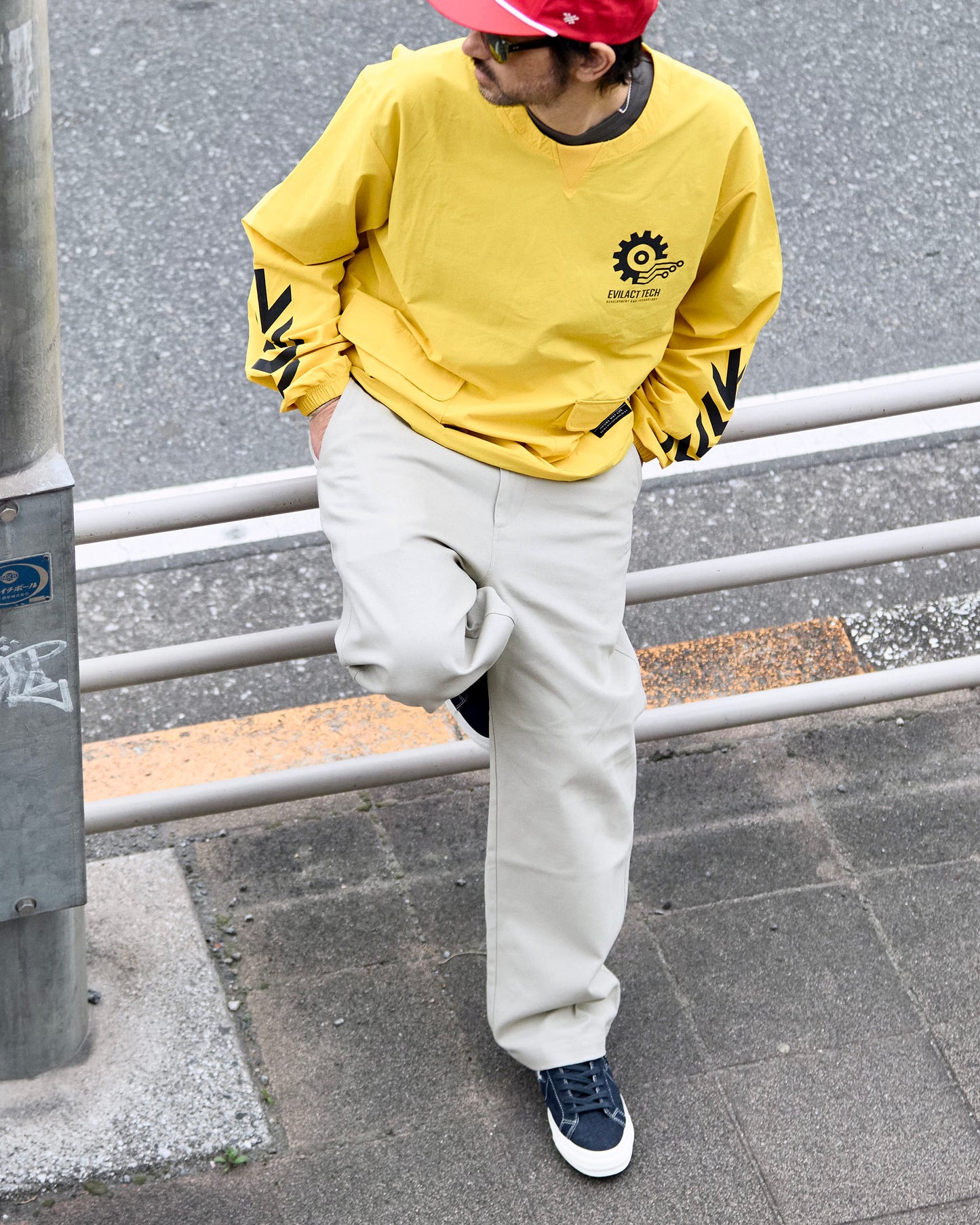 EVILACT CANVAS PANTS beige
