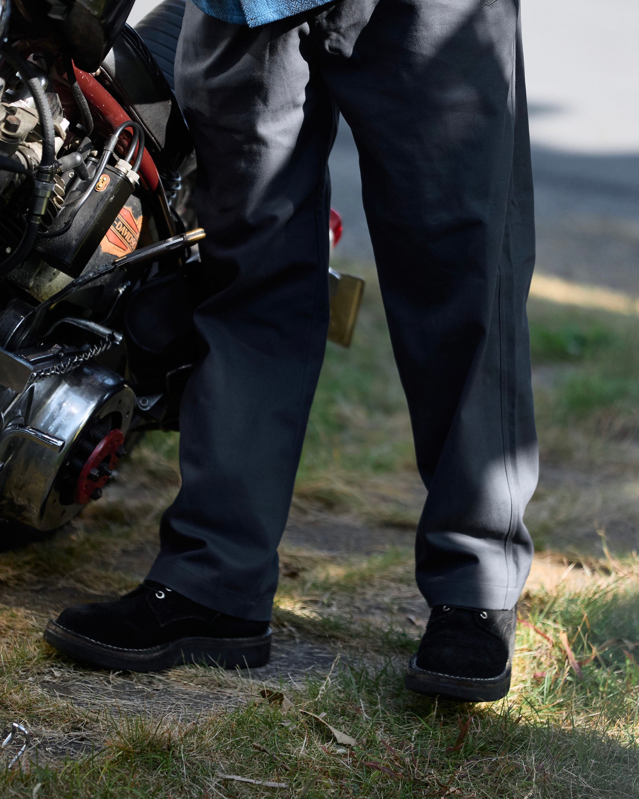 EVILACT CANVAS PANTS slate | EVILACT (イーブルアクト）Official