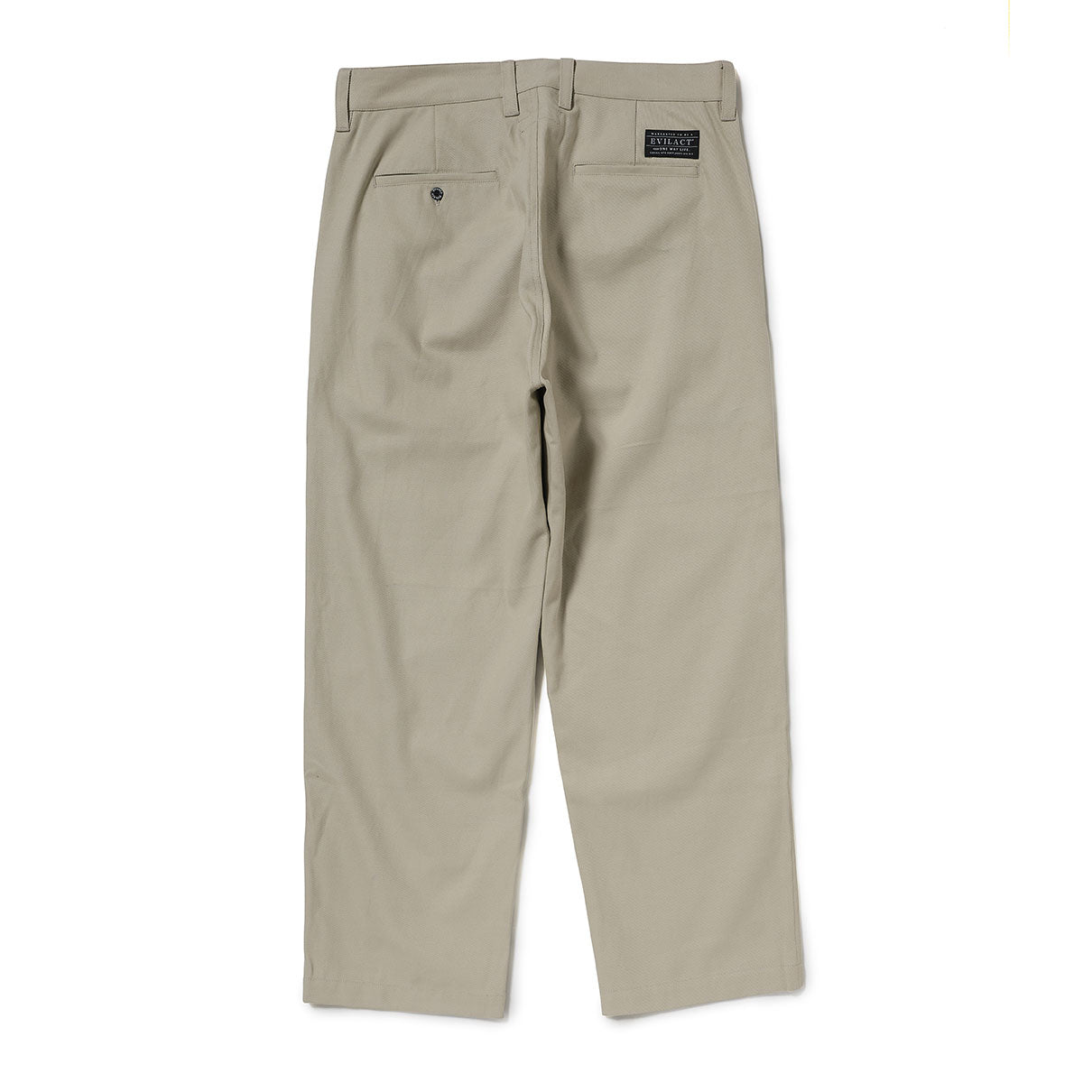 EVILACT CANVAS PANTS beige