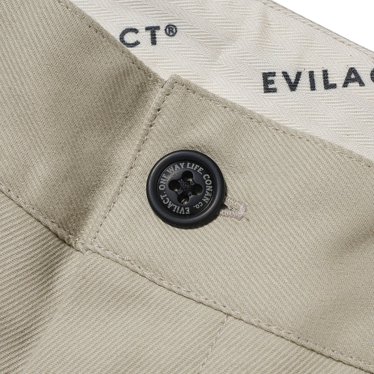 EVILACT CANVAS PANTS beige