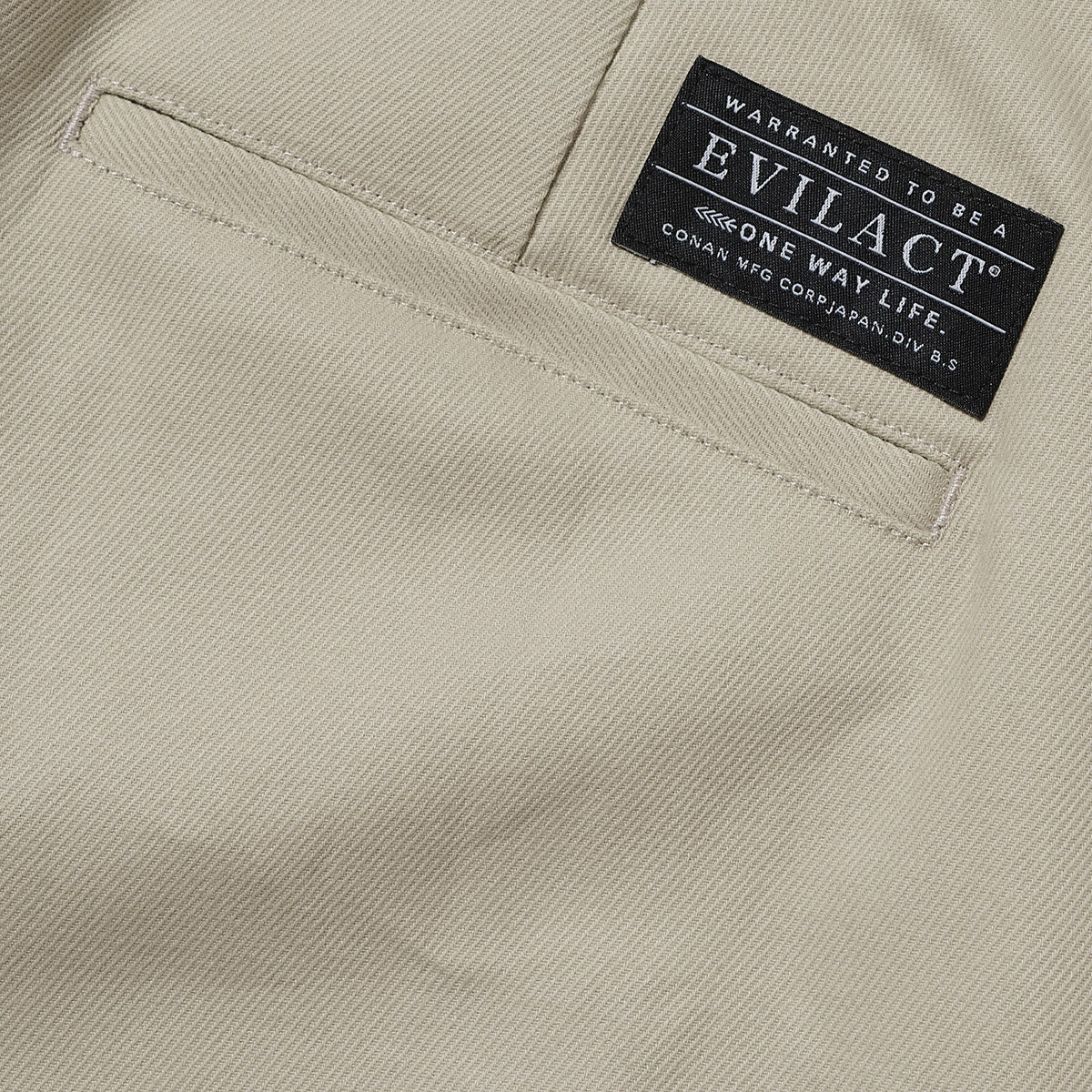 EVILACT CANVAS PANTS beige