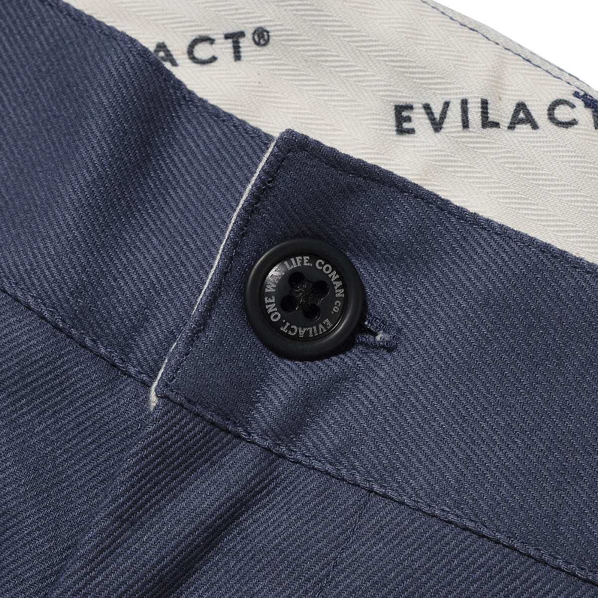 EVILACT CANVAS PANTS slate