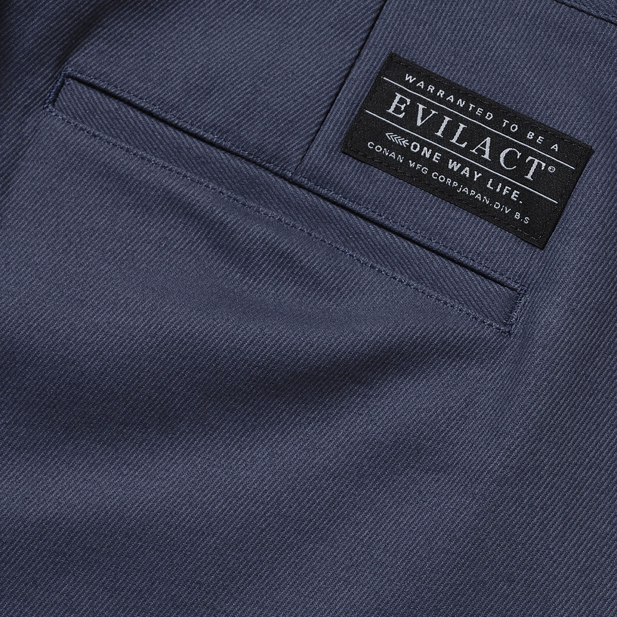 EVILACT CANVAS PANTS slate