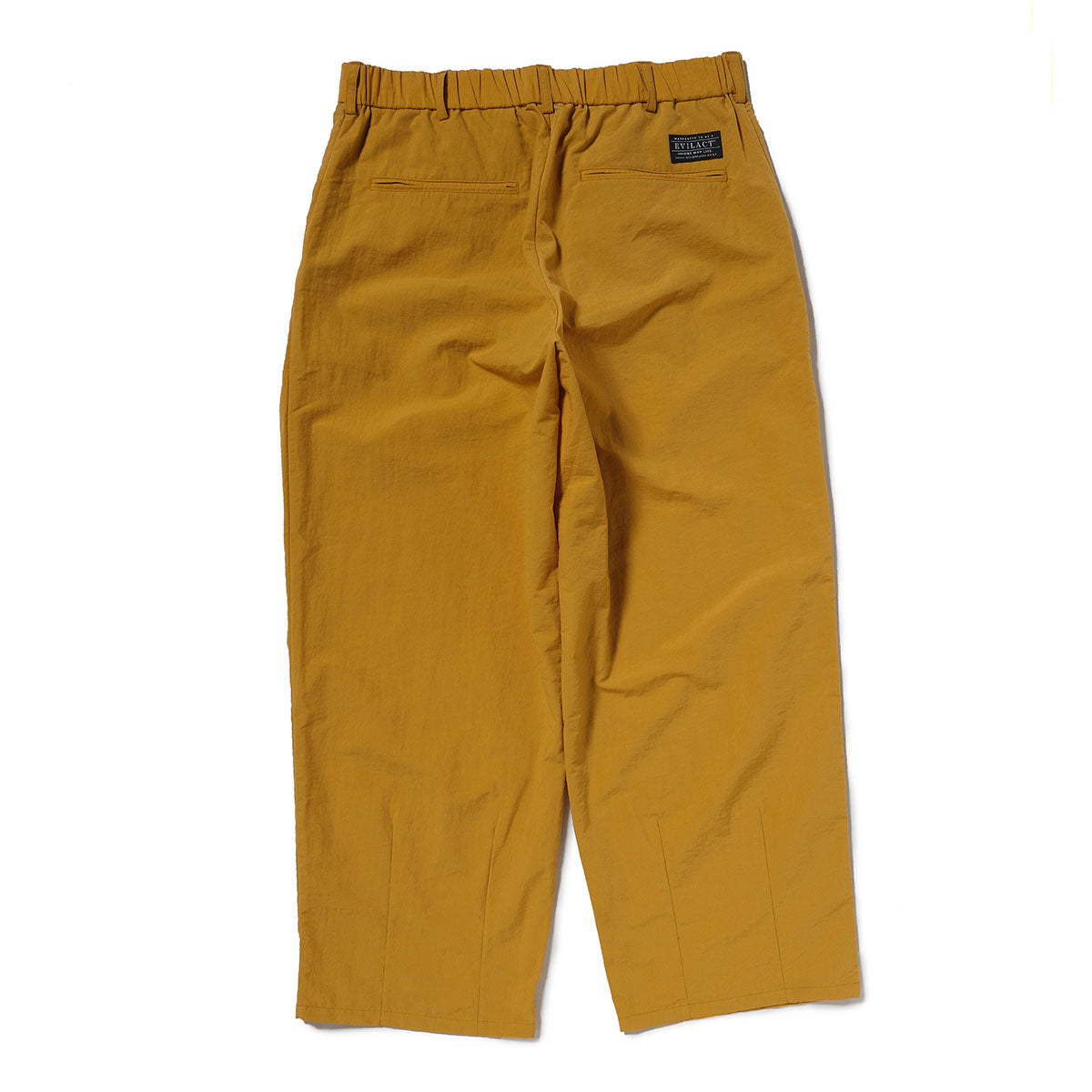 EVILACT BARREL PANTS mustard