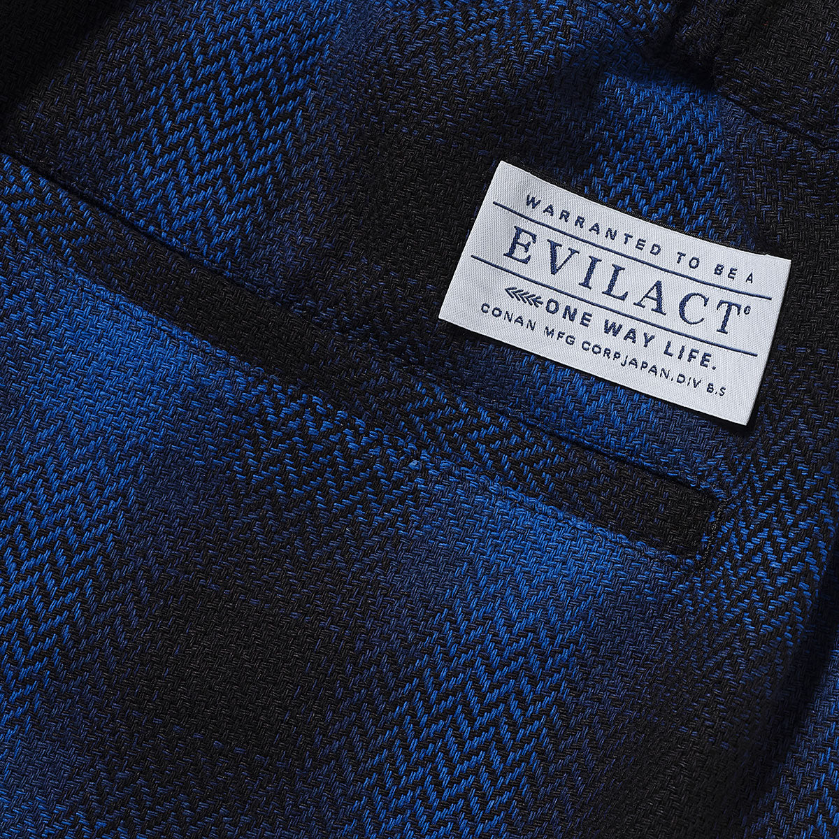 EVILACT CHECK-261 PANTS navy check | EVILACT (イーブルアクト