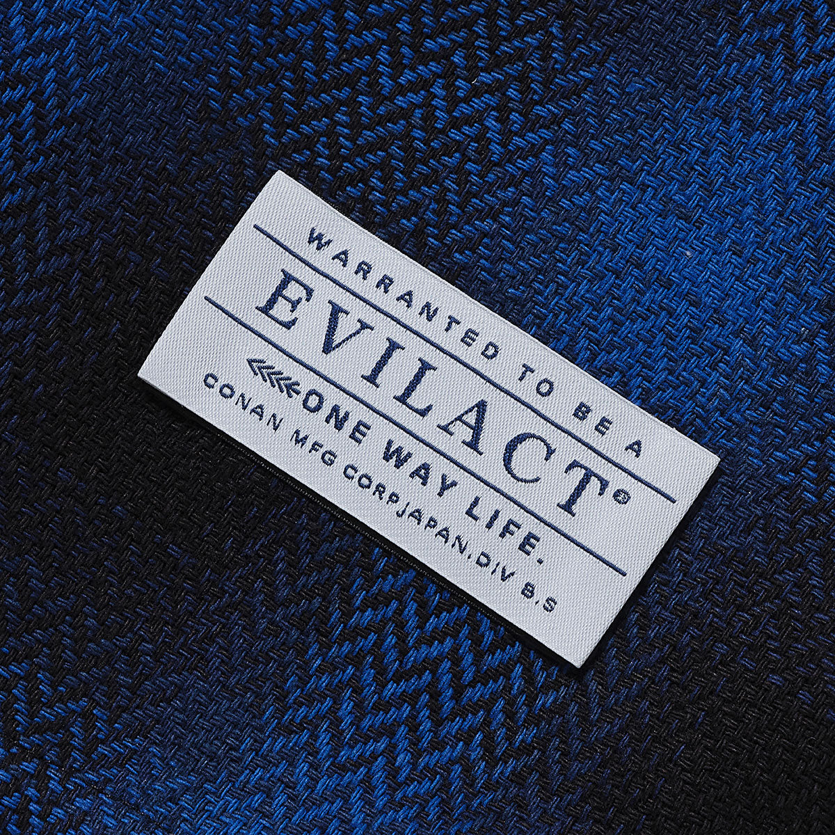 EVILACT CHECK-261 LS navy check | EVILACT (イーブルアクト