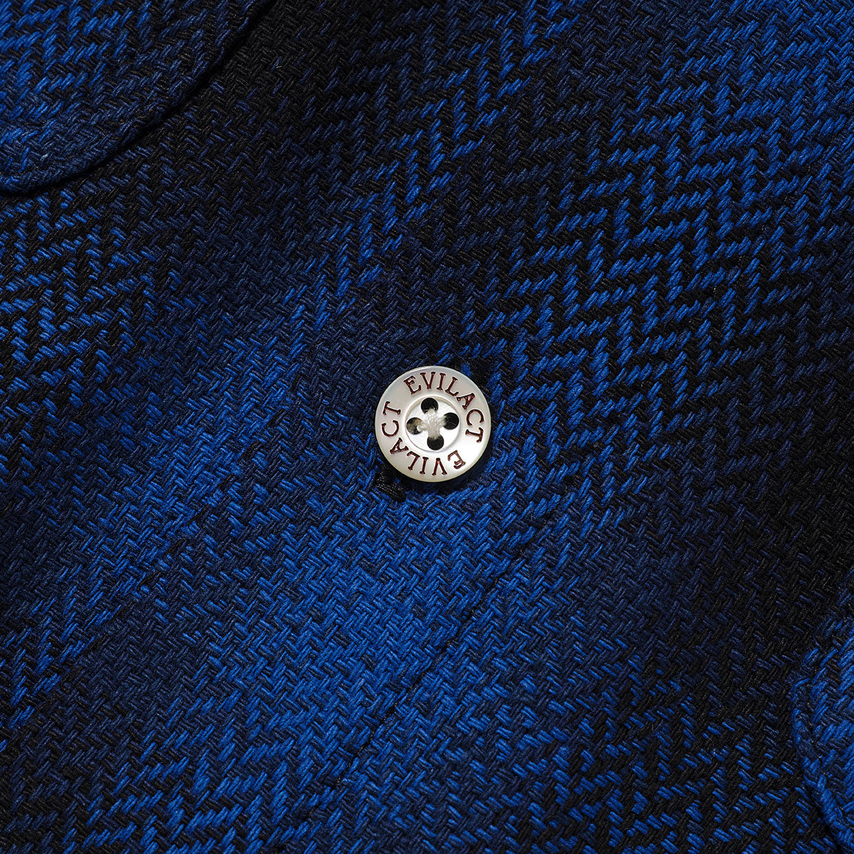 EVILACT CHECK-261 LS navy check | EVILACT (イーブルアクト