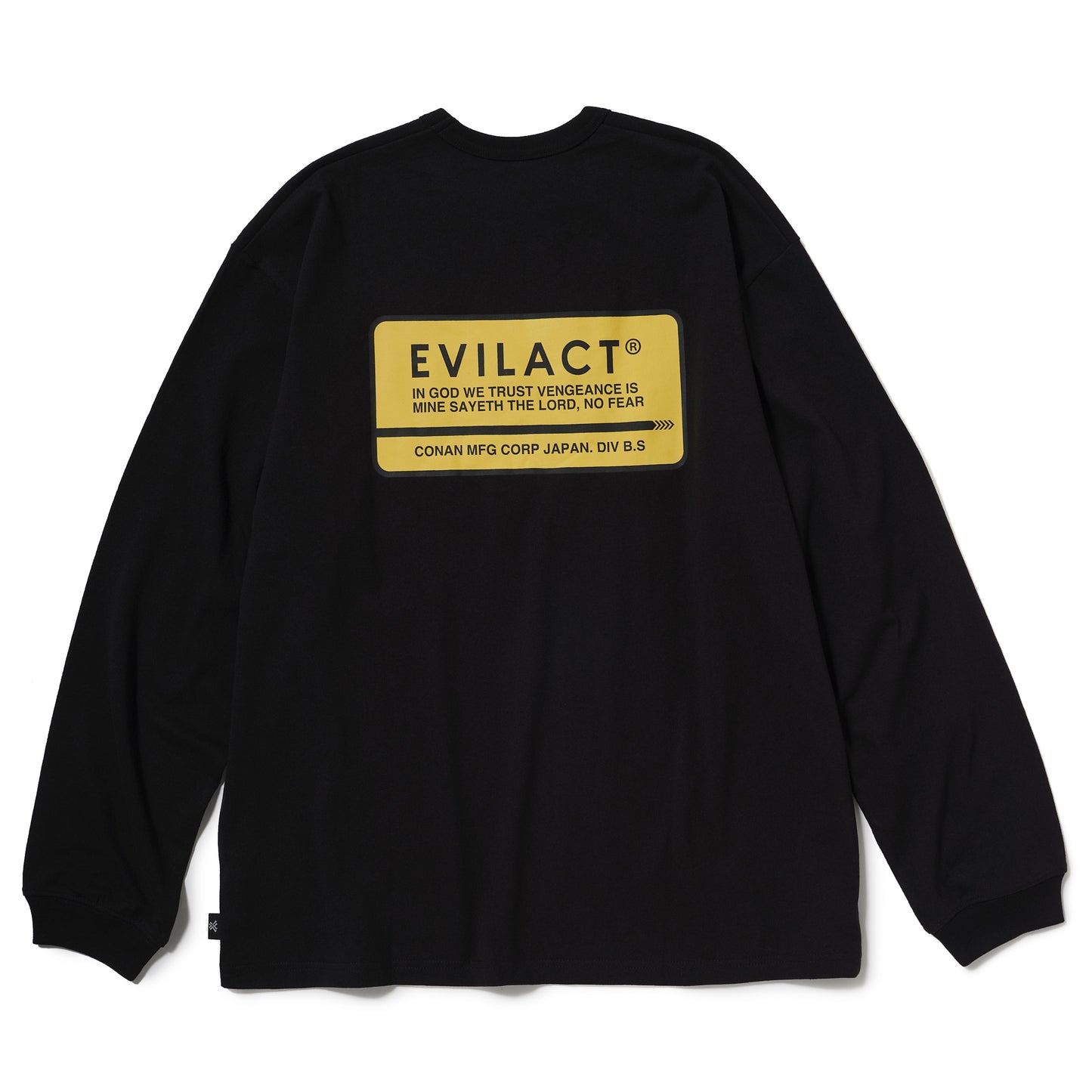 EVILACT BOX LOGO LS black