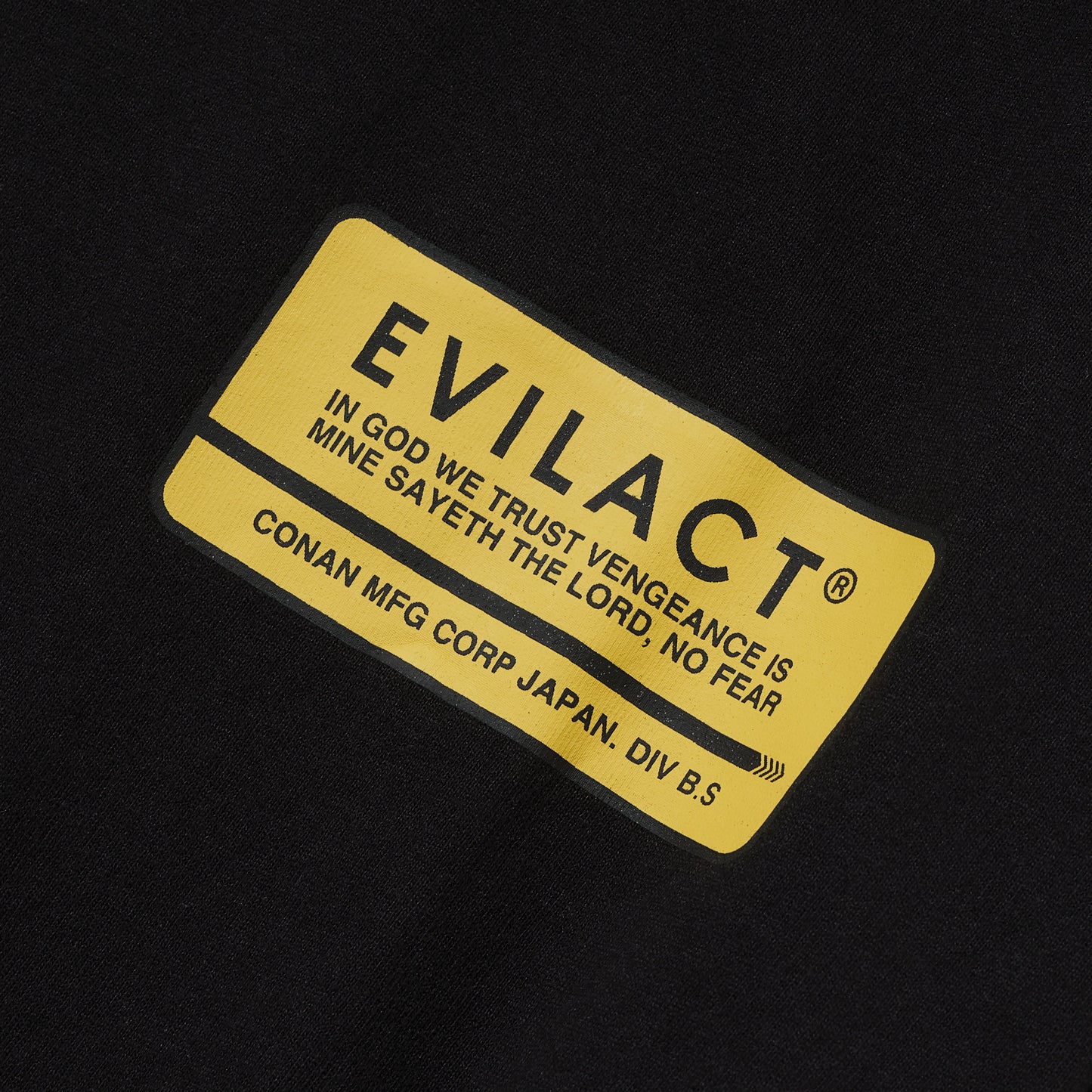 EVILACT BOX LOGO LS black