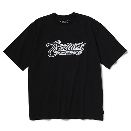 EVILACT SCRIPT LOGO SS black