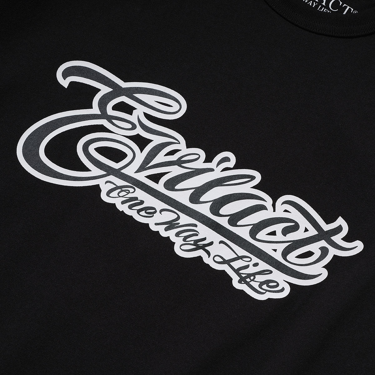 EVILACT SCRIPT LOGO SS black
