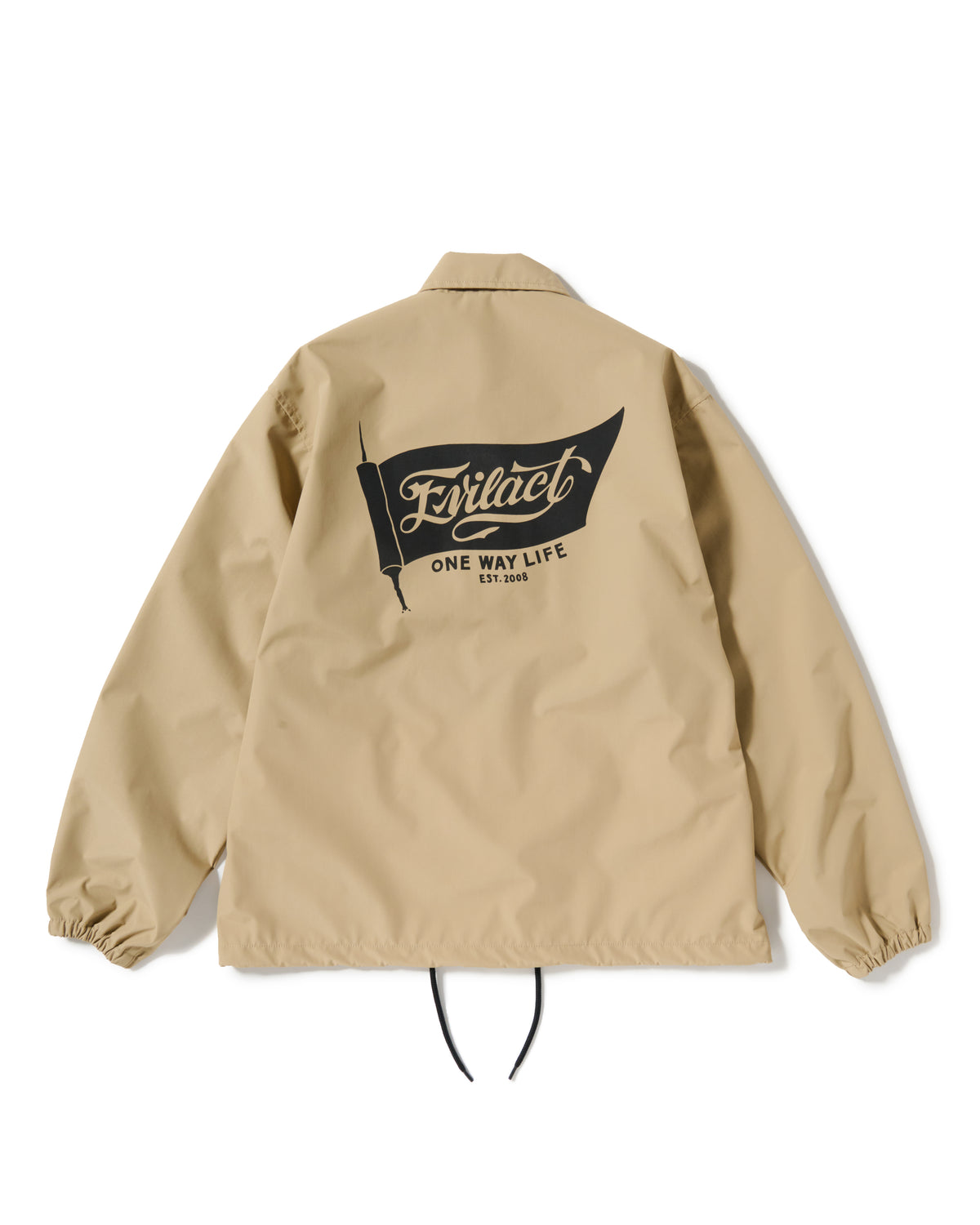 FLAG 2LAYER COACH JKT beige