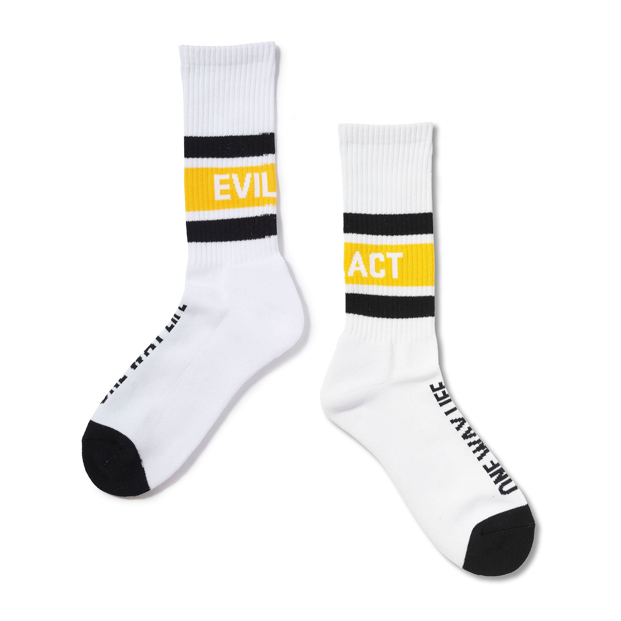 EVILACT LINE SOCKS | EVILACT (イーブルアクト）Official Site