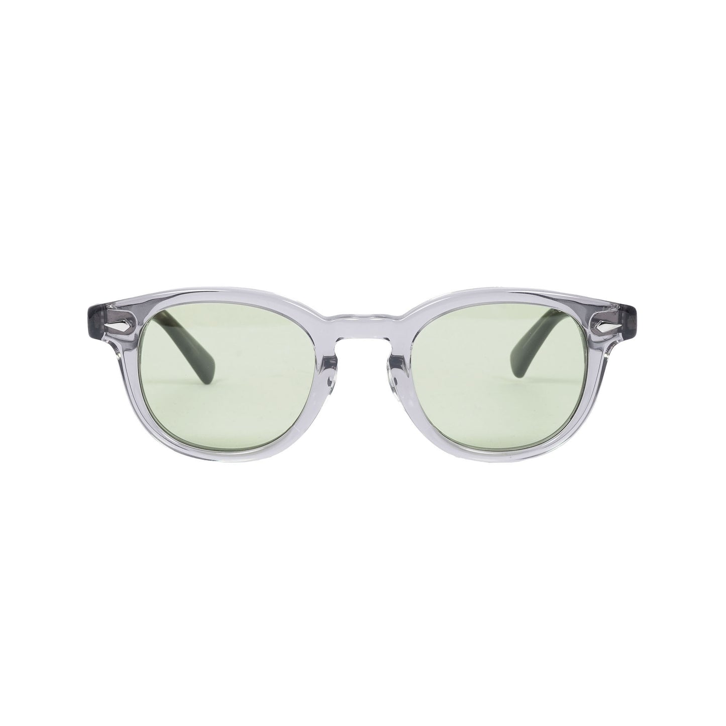 ACE gray clear x gray marble / green lens