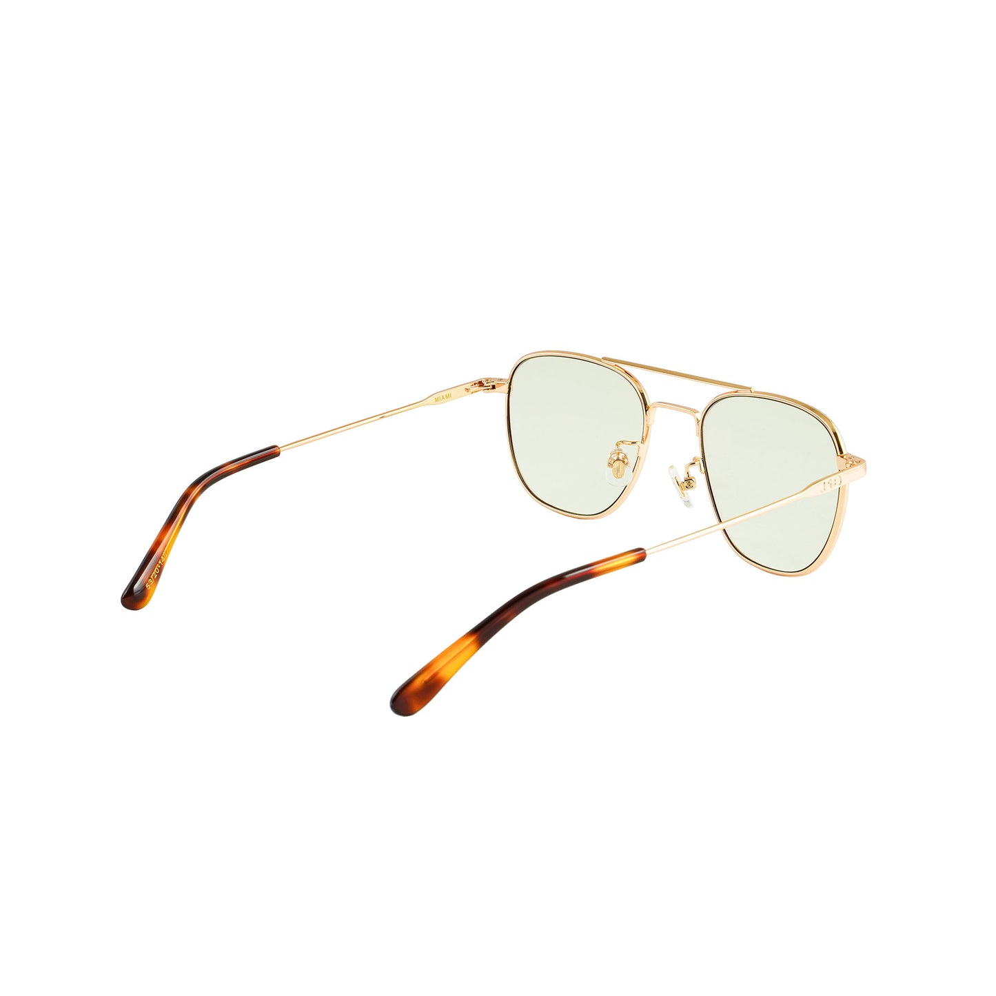 MIAMI gold x brown tort. / color photochromic green lens