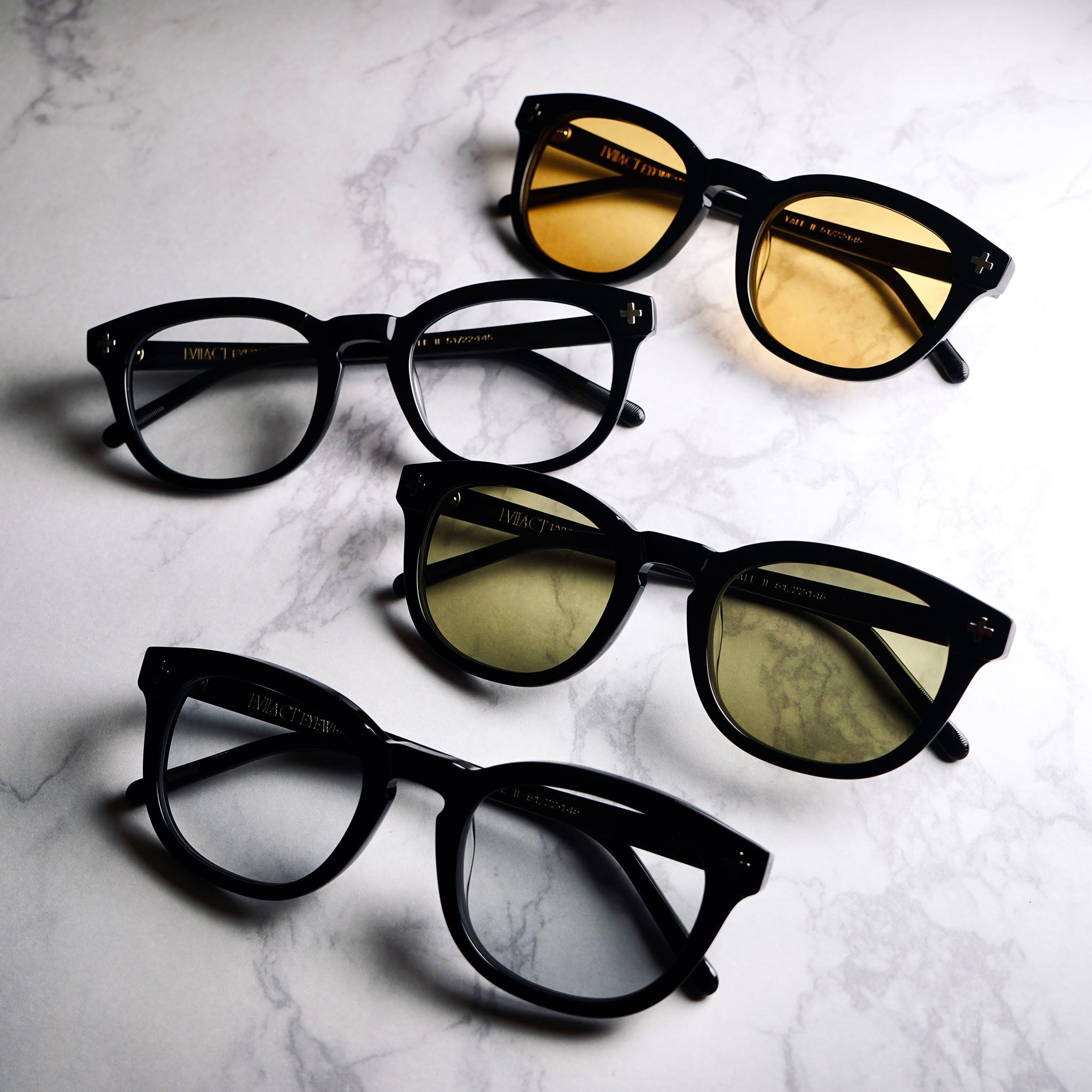 YALEⅡ black x havana / green lens | EVILACT (イーブルアクト