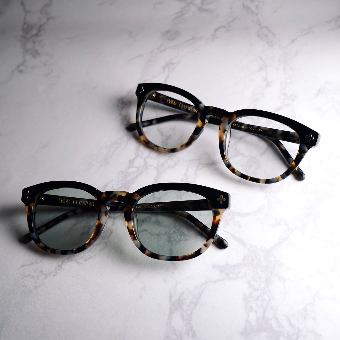 YALEⅡ black x havana / photochromic smoke lens