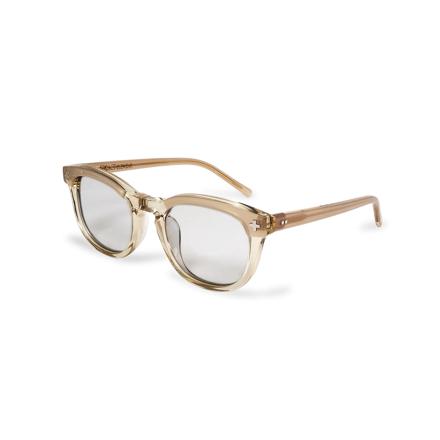 YALEⅡ sand beige frost x a. clear / color photochromic smoke lens