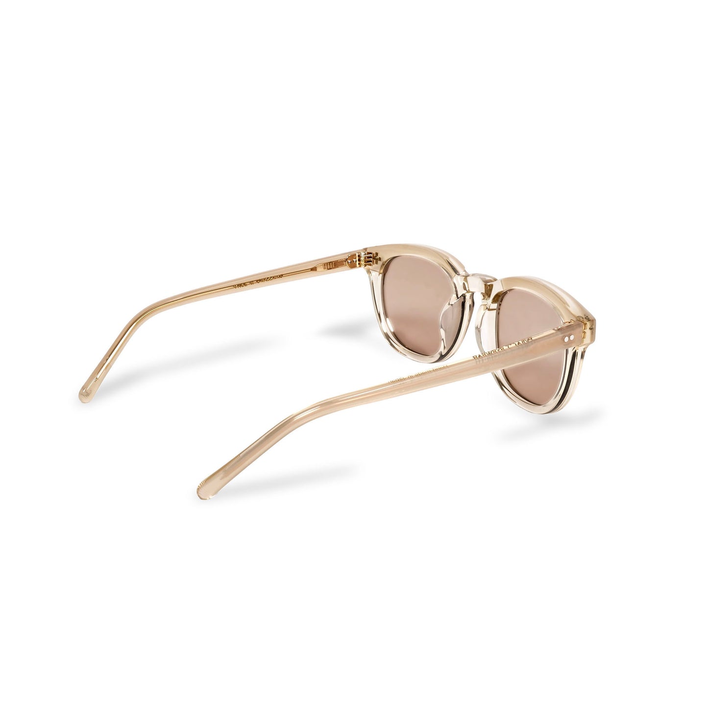 YALEⅡ sand beige frost x a. clear / brown lens