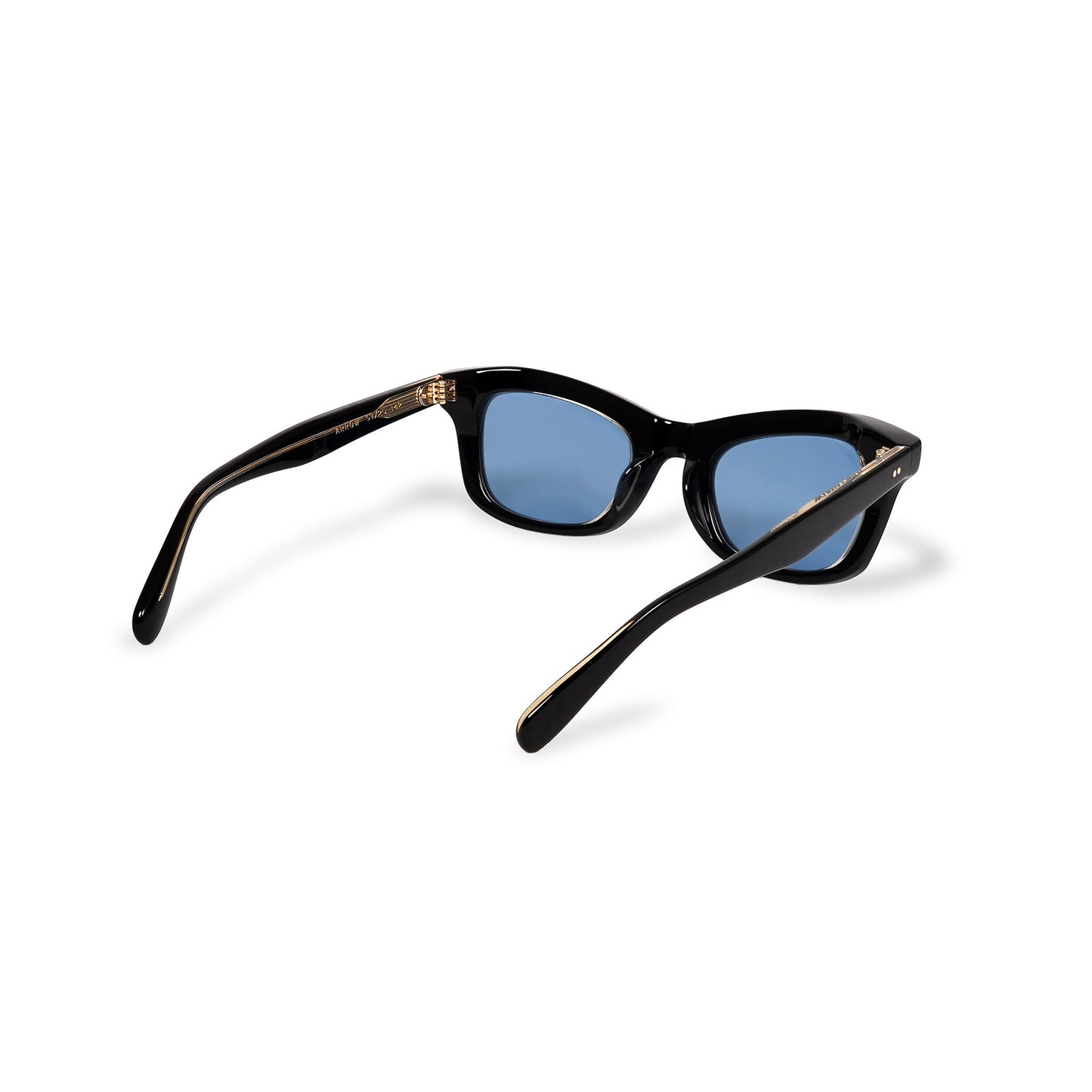 ARROW black x antique clear / blue lens