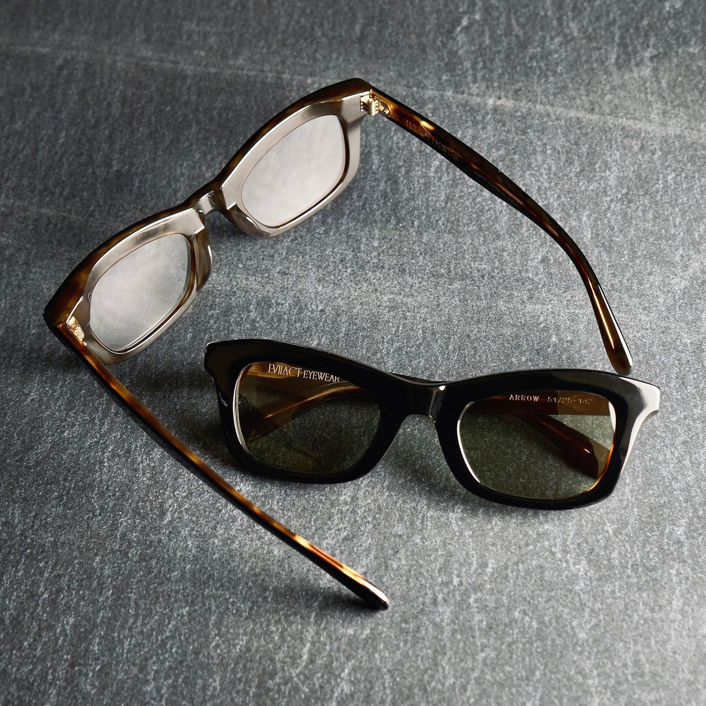 ARROW black x yellow havana / green lens