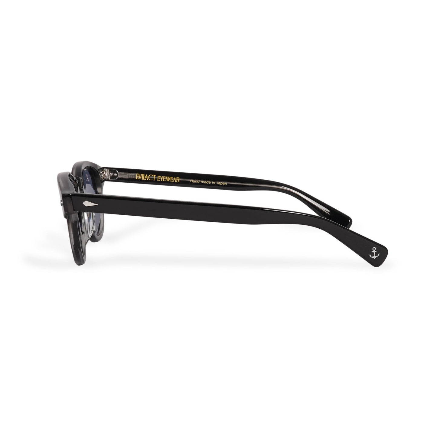 ACE BR black x black marble / blue lens