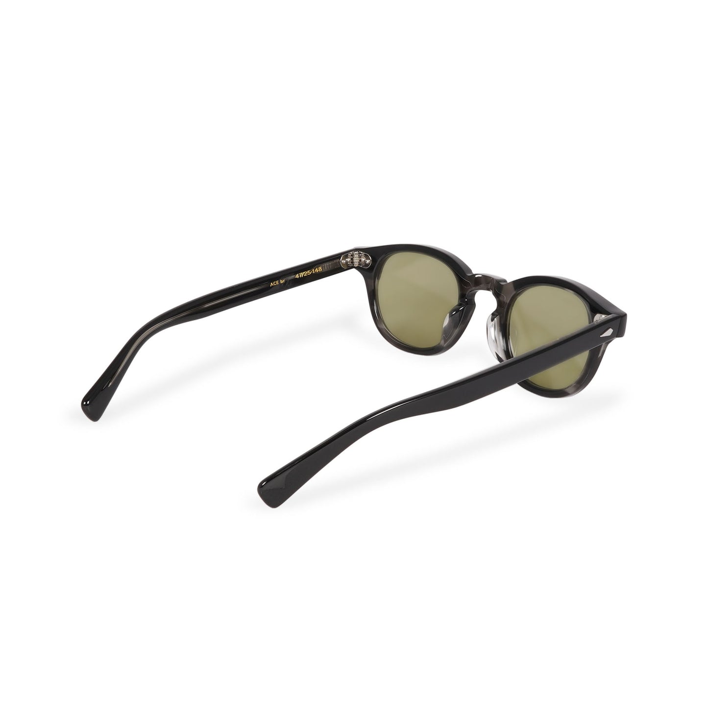 ACE BR black x black marble / green lens