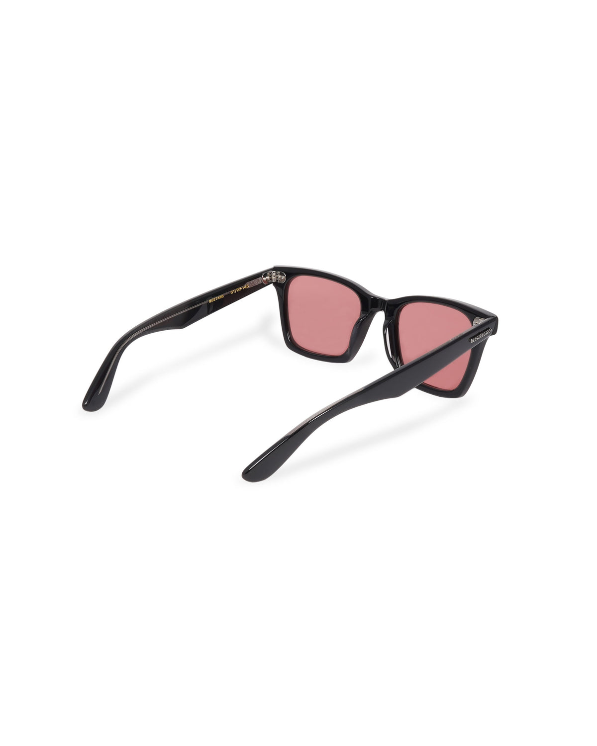 MUSTANG black x gray clear / pink lens