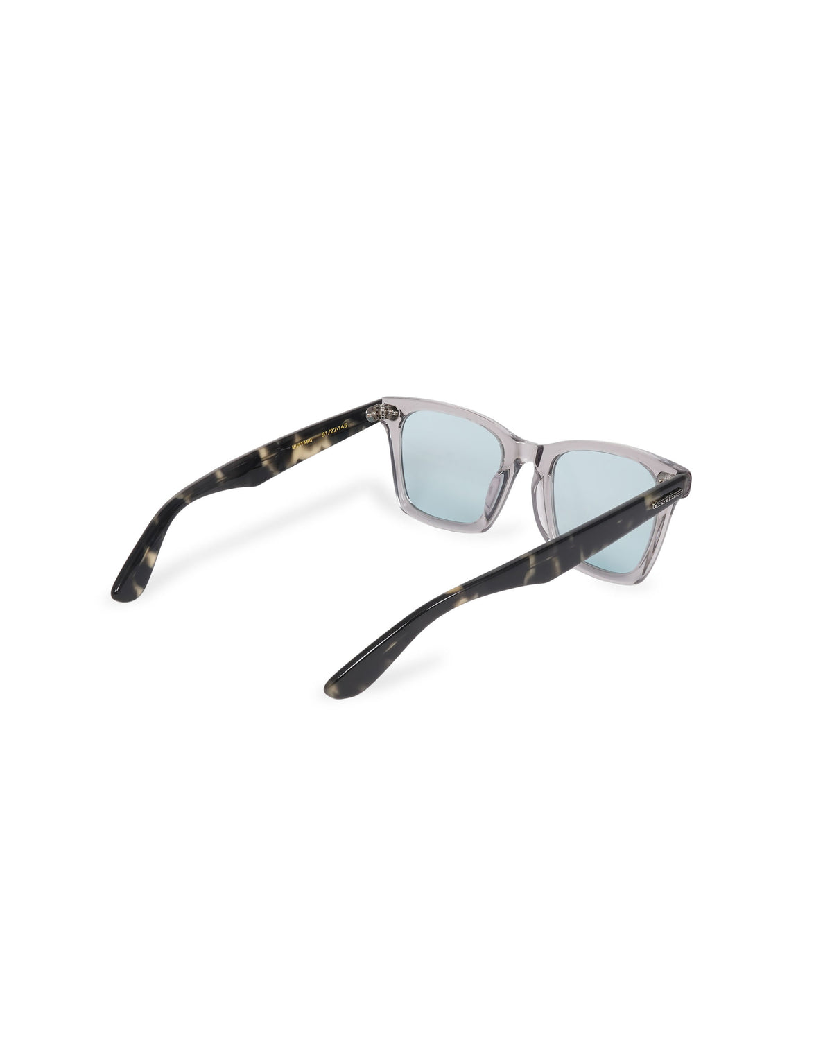 MUSTANG gray clear x dalmatian / dark color photochromic blue lens