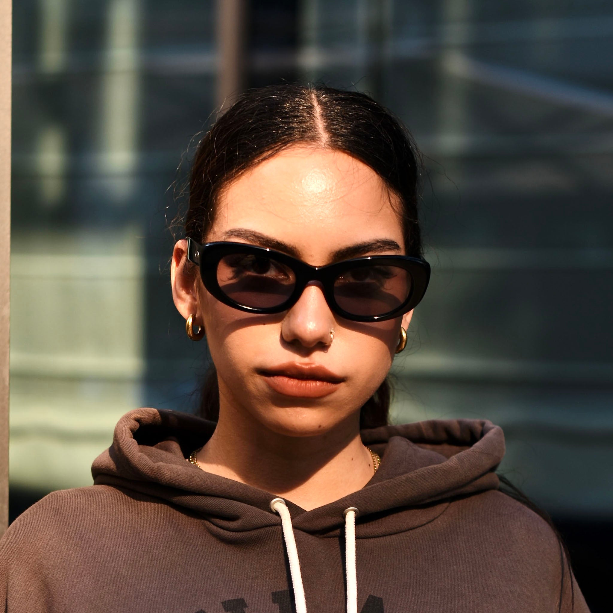 調光　EVILACT EYEWEAR SPIRAL サングラス　SPIRAL SPIRAL blue demi / dark color photochromic smoke lens | EVILACT