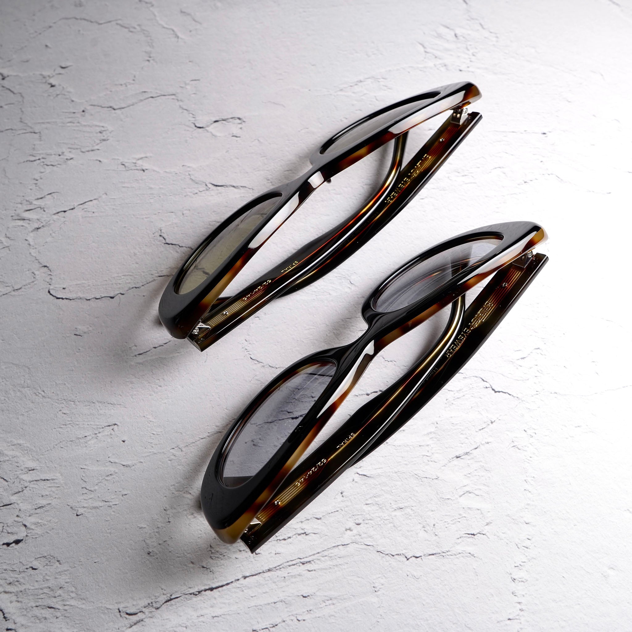 SPIRAL black x demi frame / green lens | EVILACT (イーブルアクト