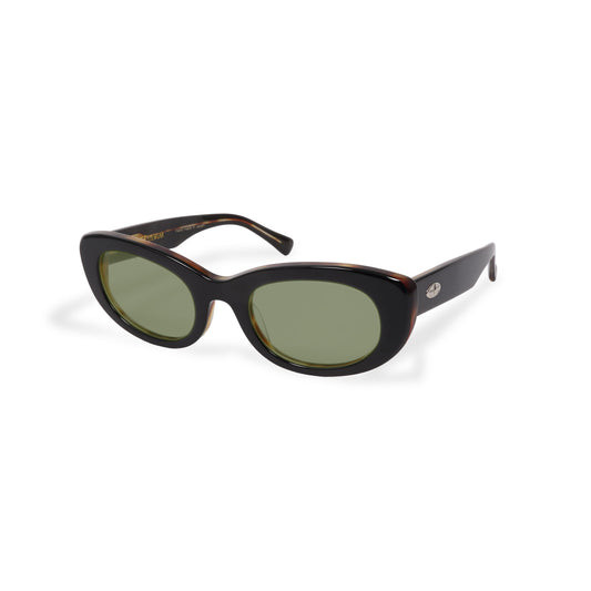 SPIRAL black x demi frame / green lens