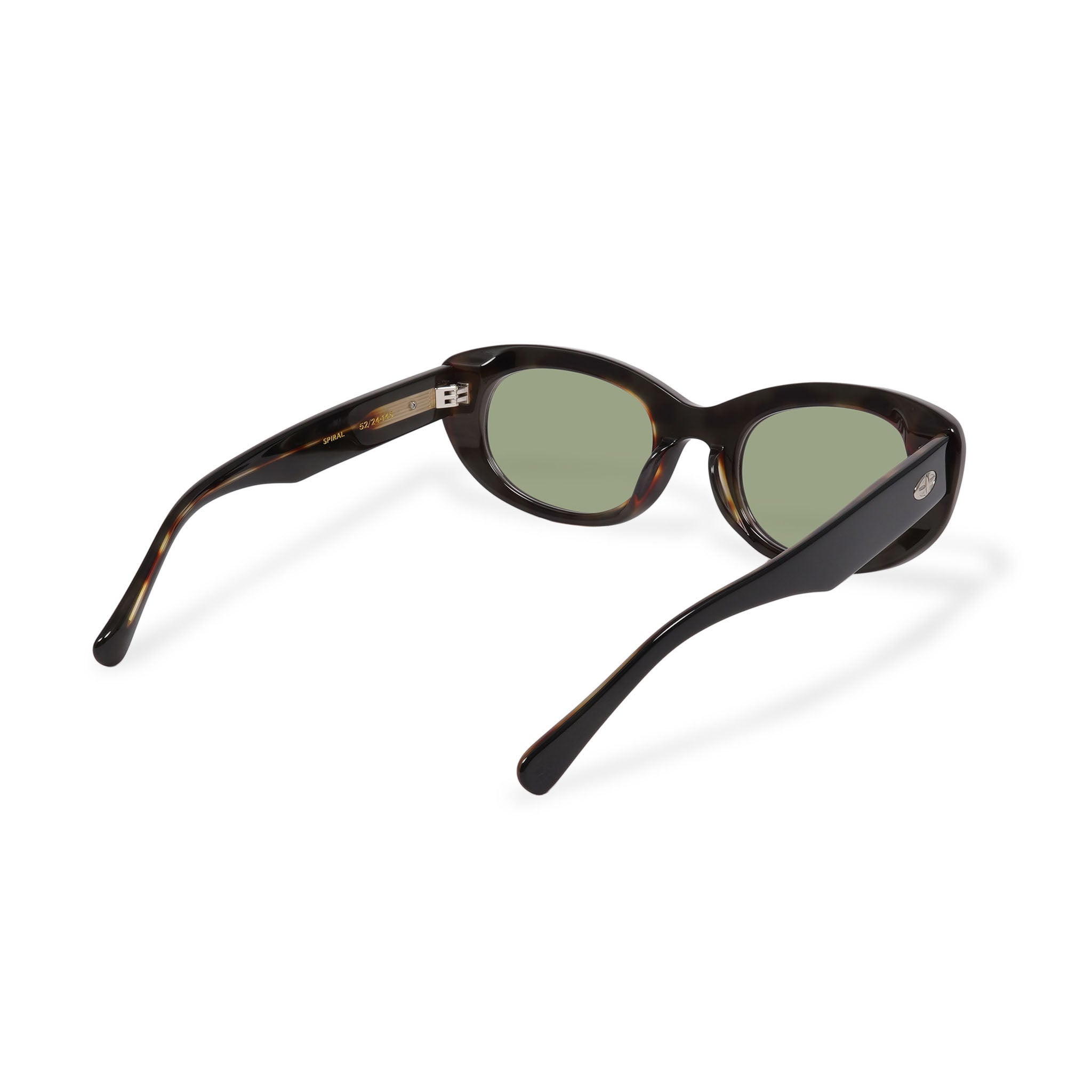 SPIRAL black x demi frame / green lens | EVILACT (イーブルアクト