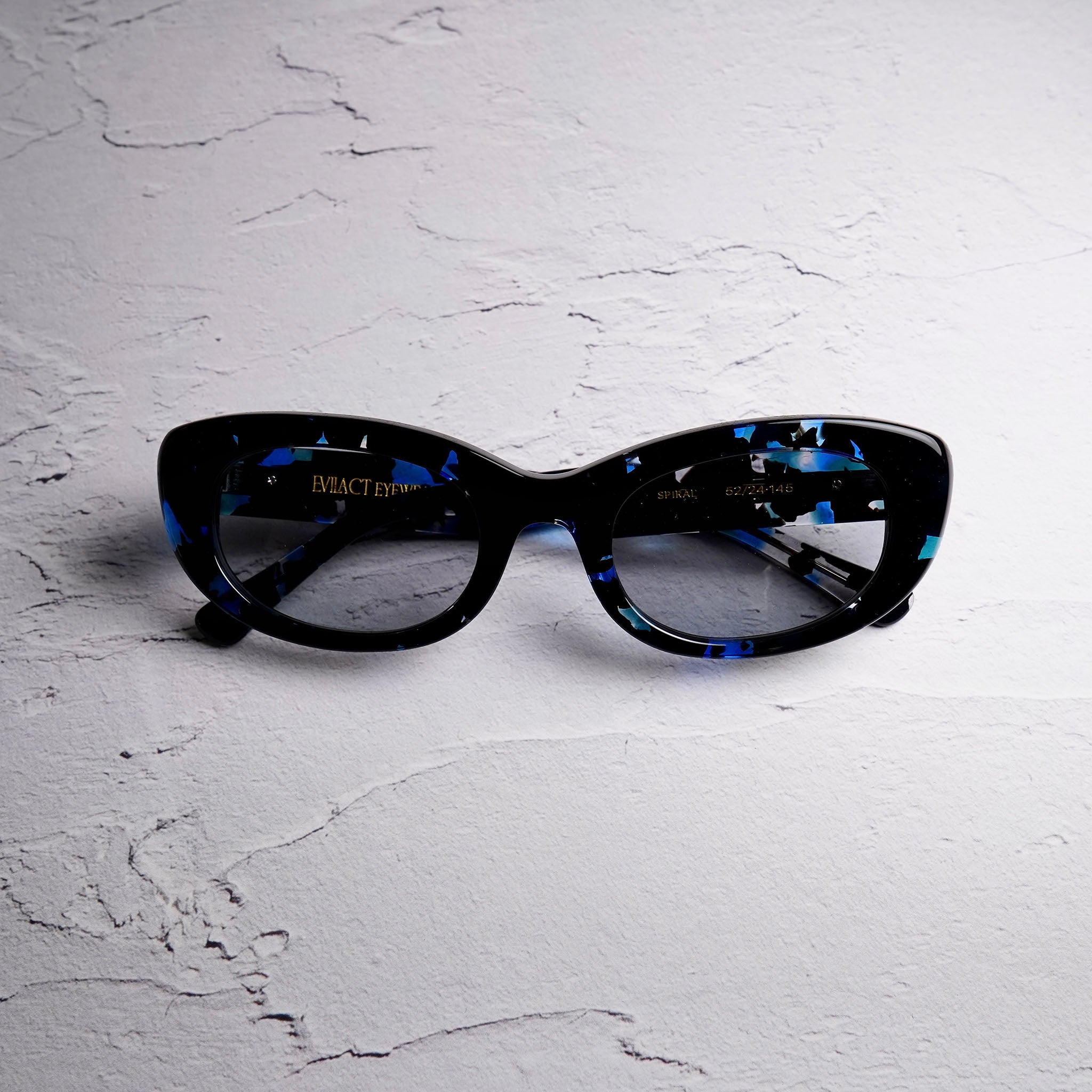 SPIRAL blue demi / dark color photochromic smoke lens | EVILACT
