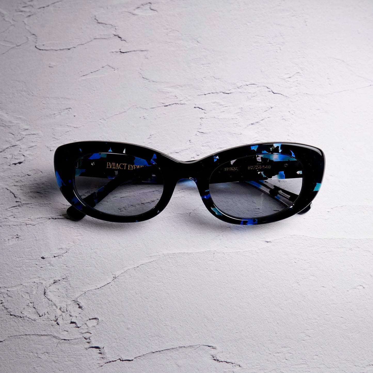 SPIRAL blue  demi / dark color photochromic smoke lens
