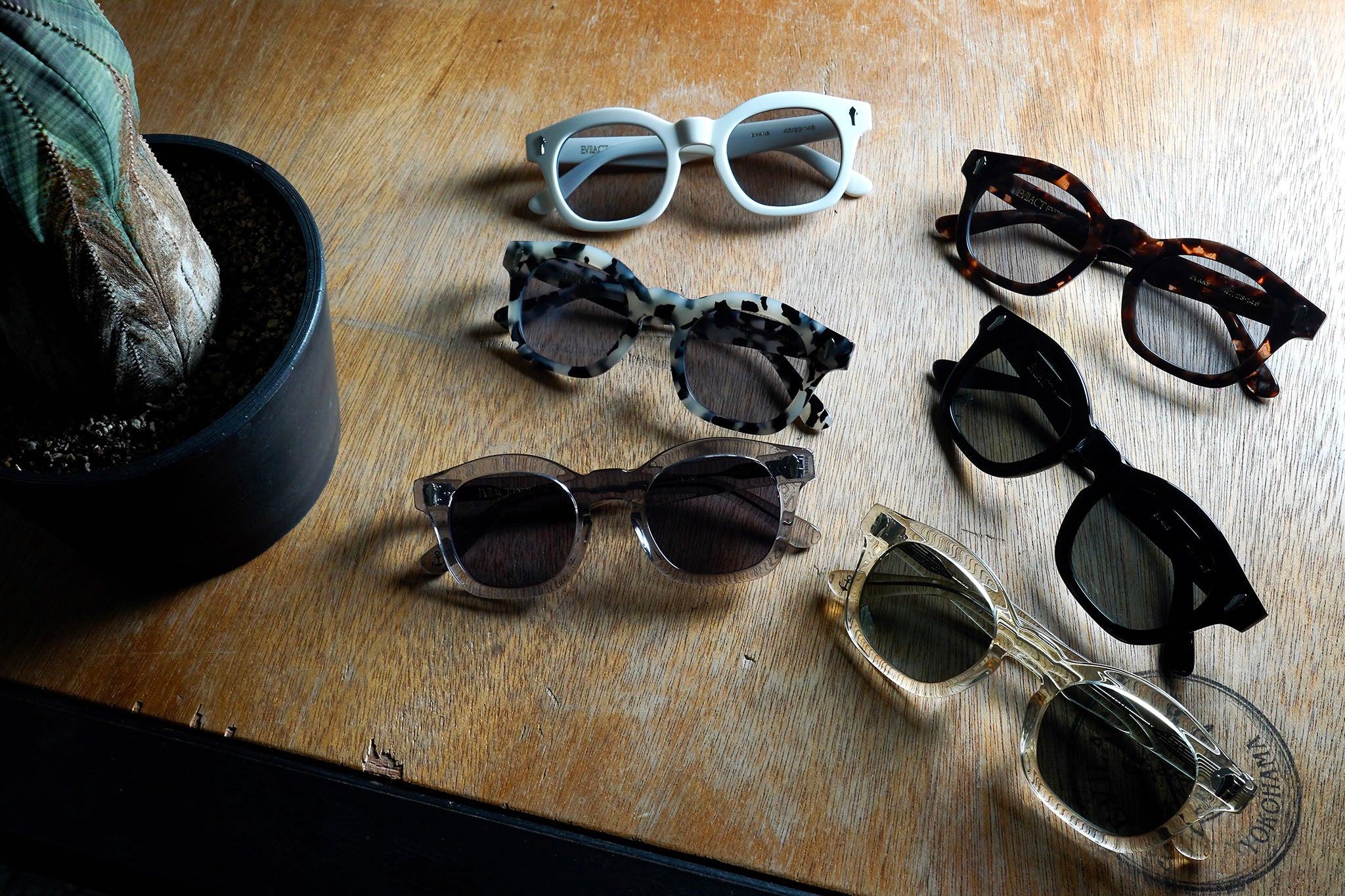 EVANS vanilla / dark color photochromic smoke lens | EVILACT