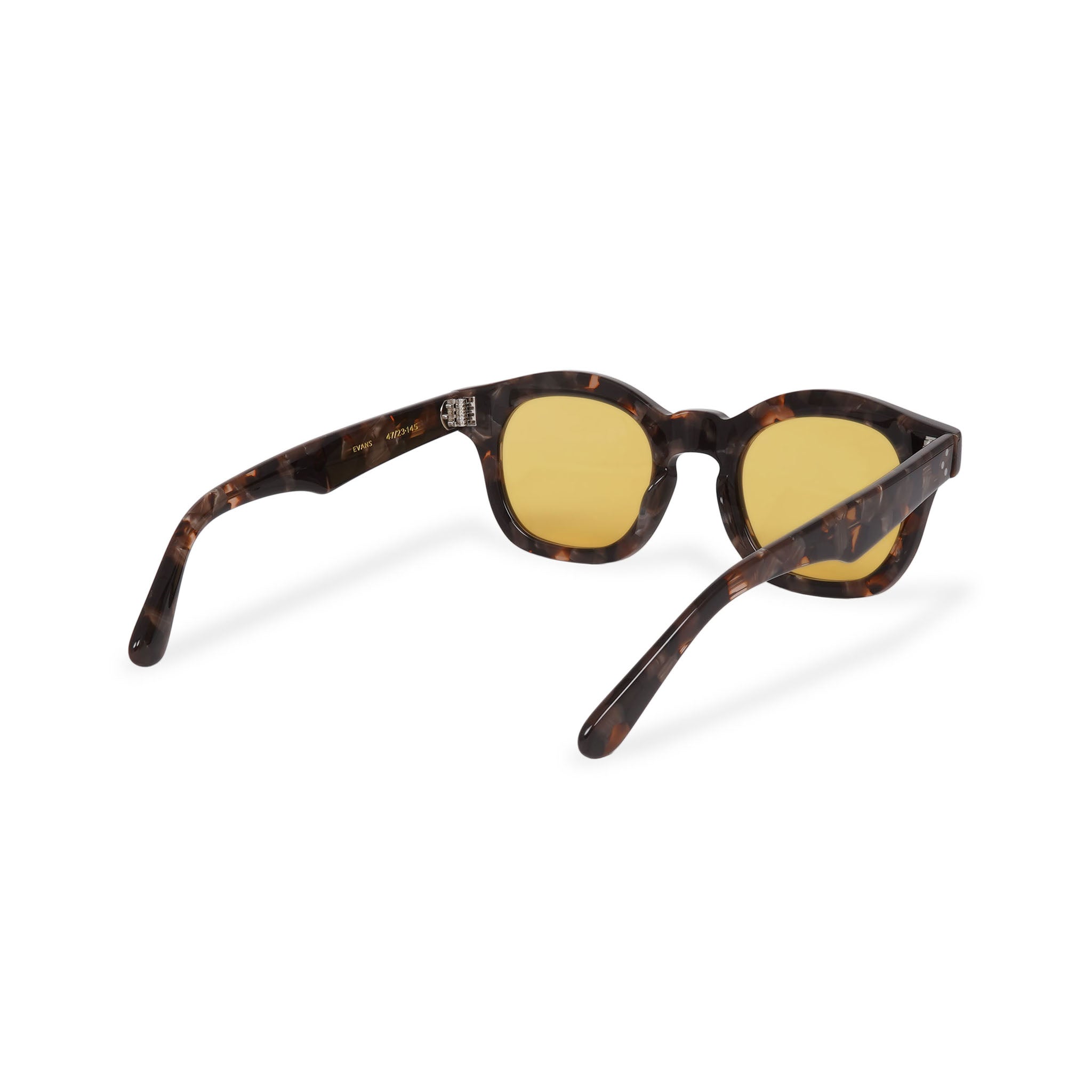 EVANS brown demi / yellow lens | EVILACT (イーブルアクト）Official