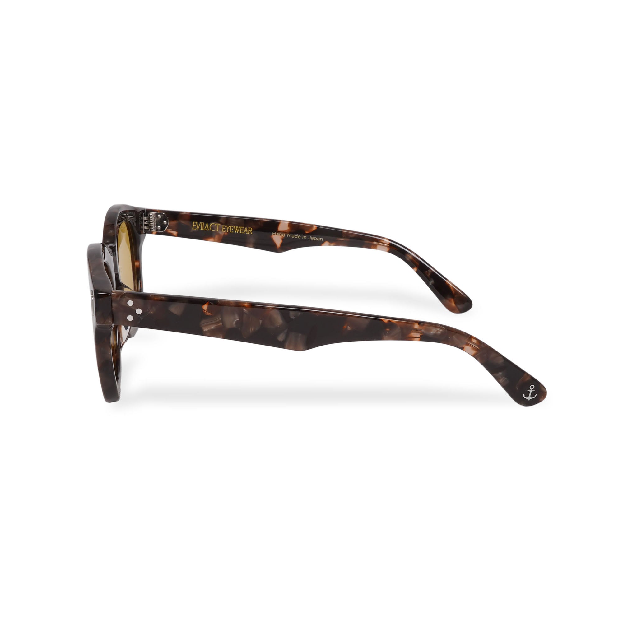 EVANS brown demi / yellow lens | EVILACT (イーブルアクト）Official