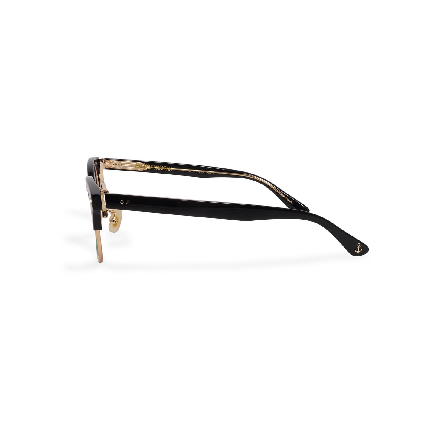 ORIENT black x a.clear x gold / green lens