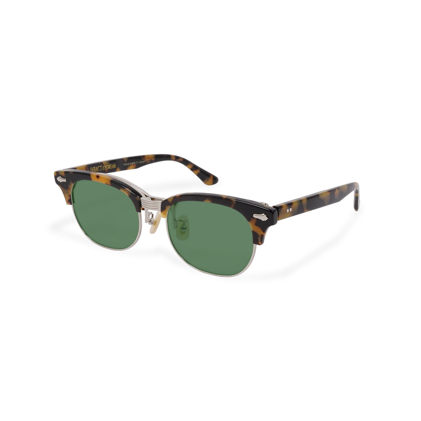 ORIENT yellow tort x silver / green lens